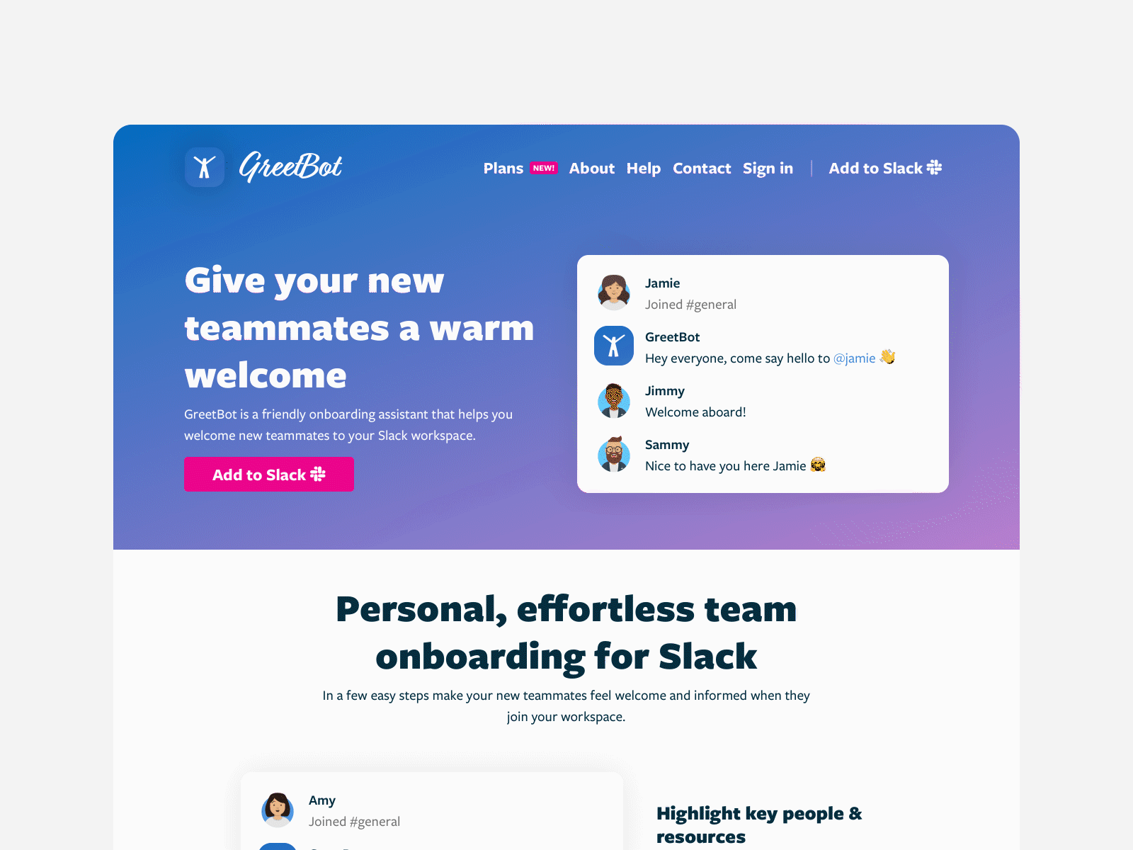 Animated GIF showing a landing page in light and dark color schemes
