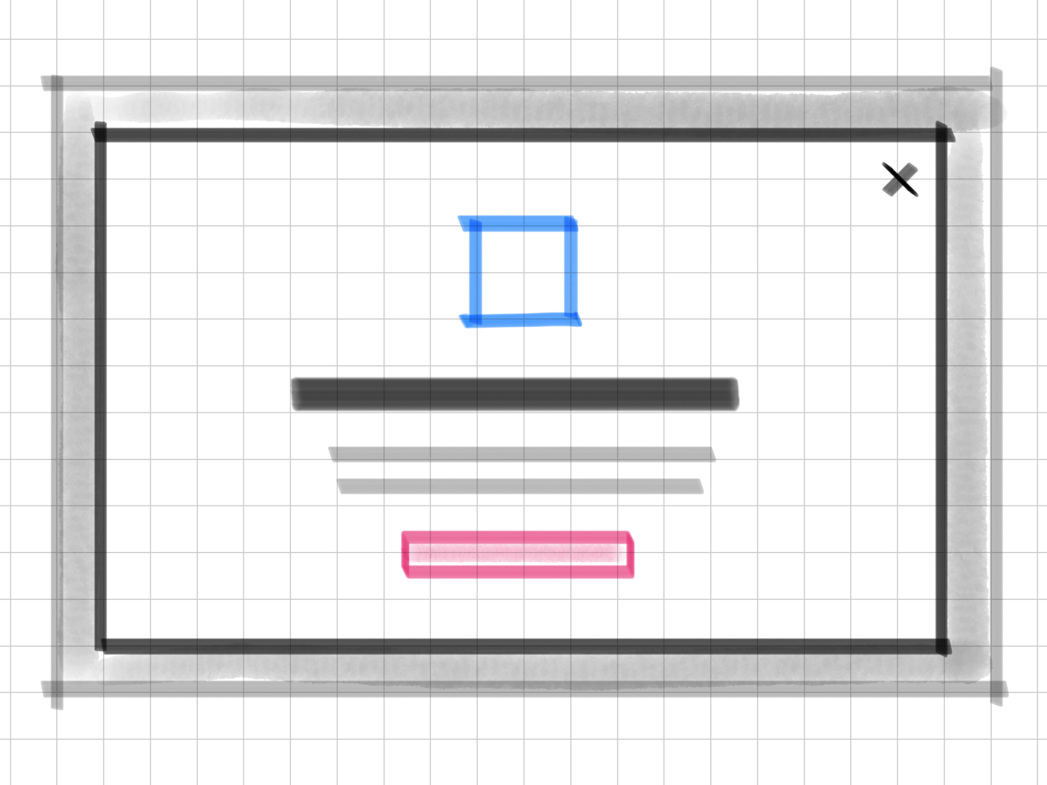 Sketch showing a step in the GreetBot web app user flow