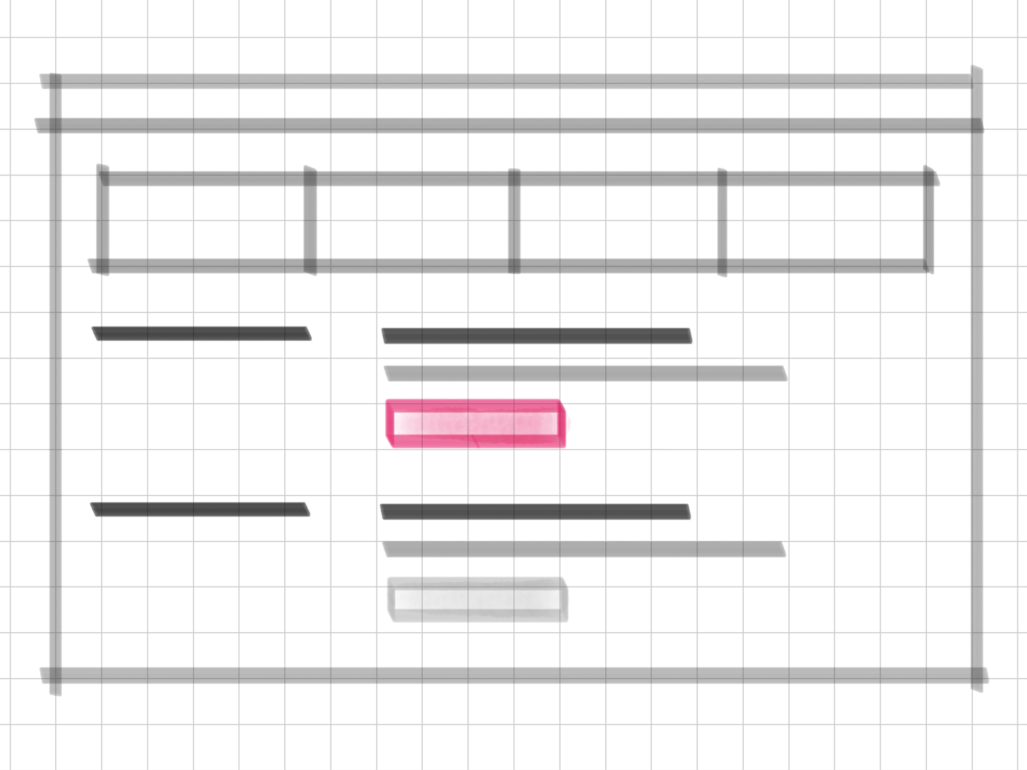 Sketch showing a step in the GreetBot web app user flow