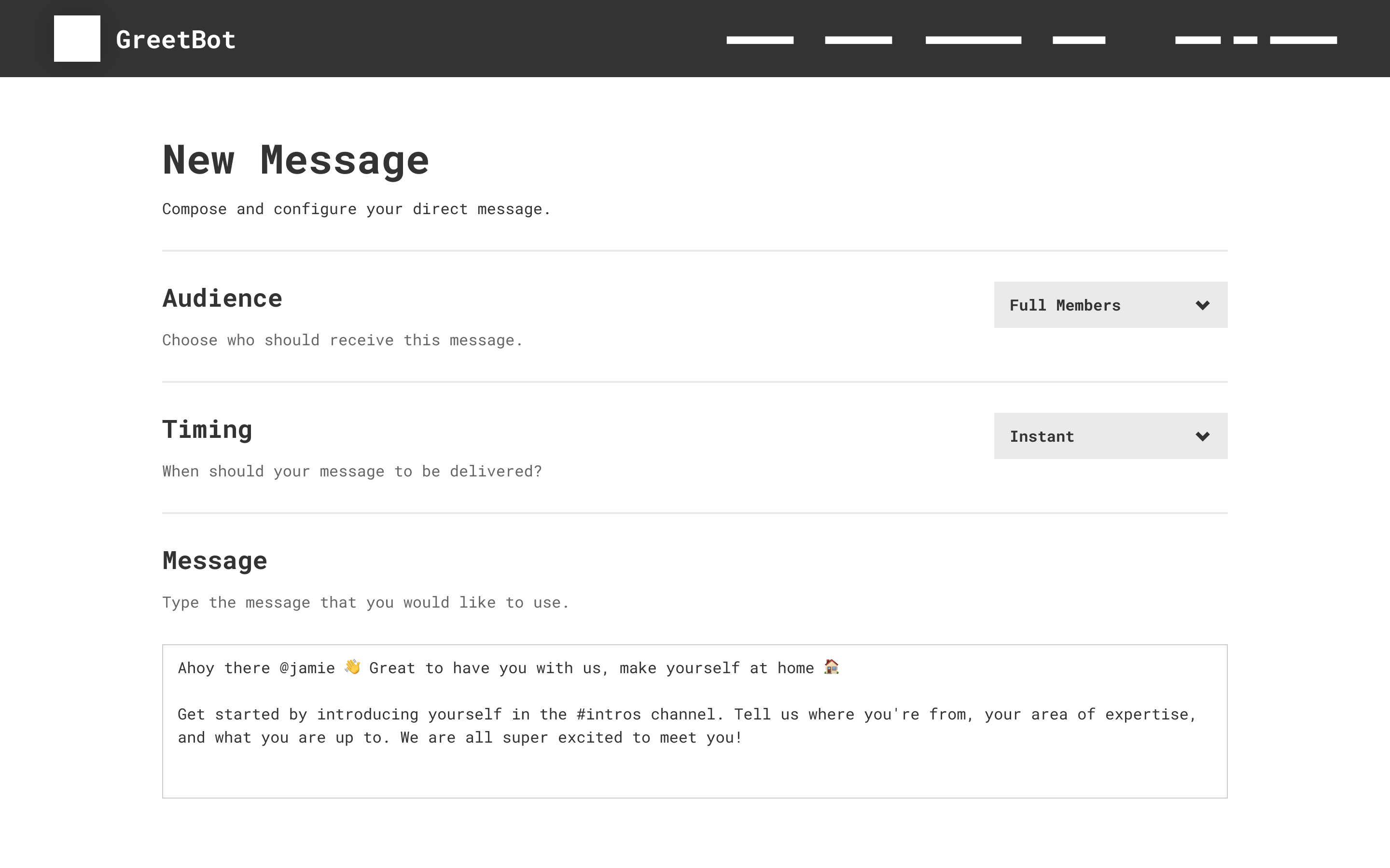 Wireframe of the ‘Intro Mixer’ web editor (desktop viewport)
