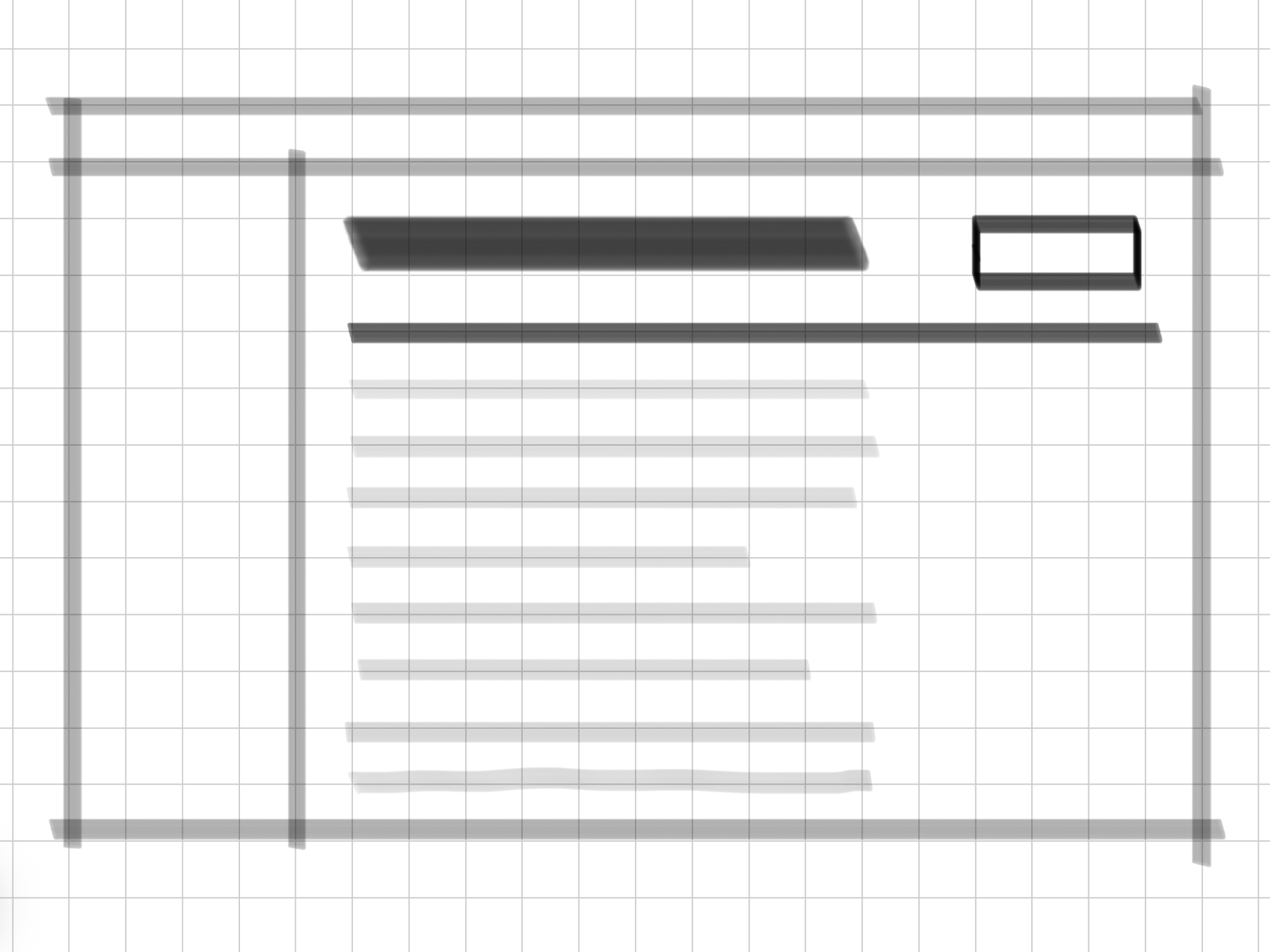 Sketch showing a product feature