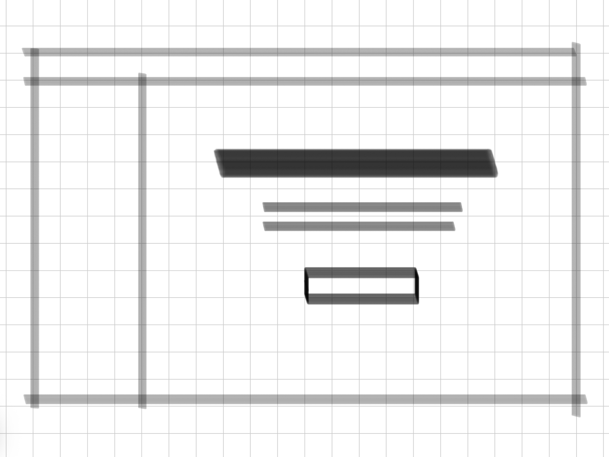 Sketch showing a product feature