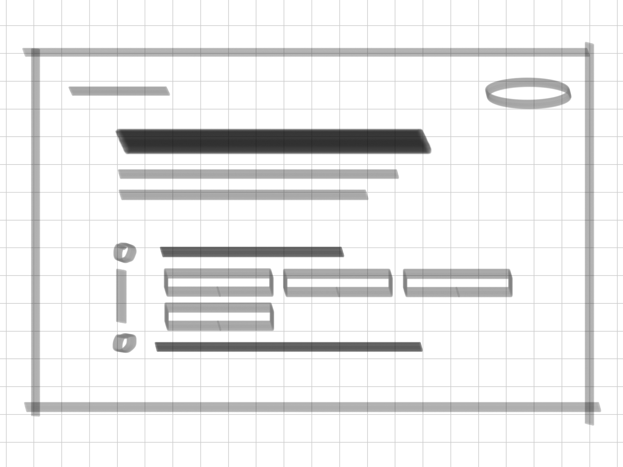 Sketch showing a product feature