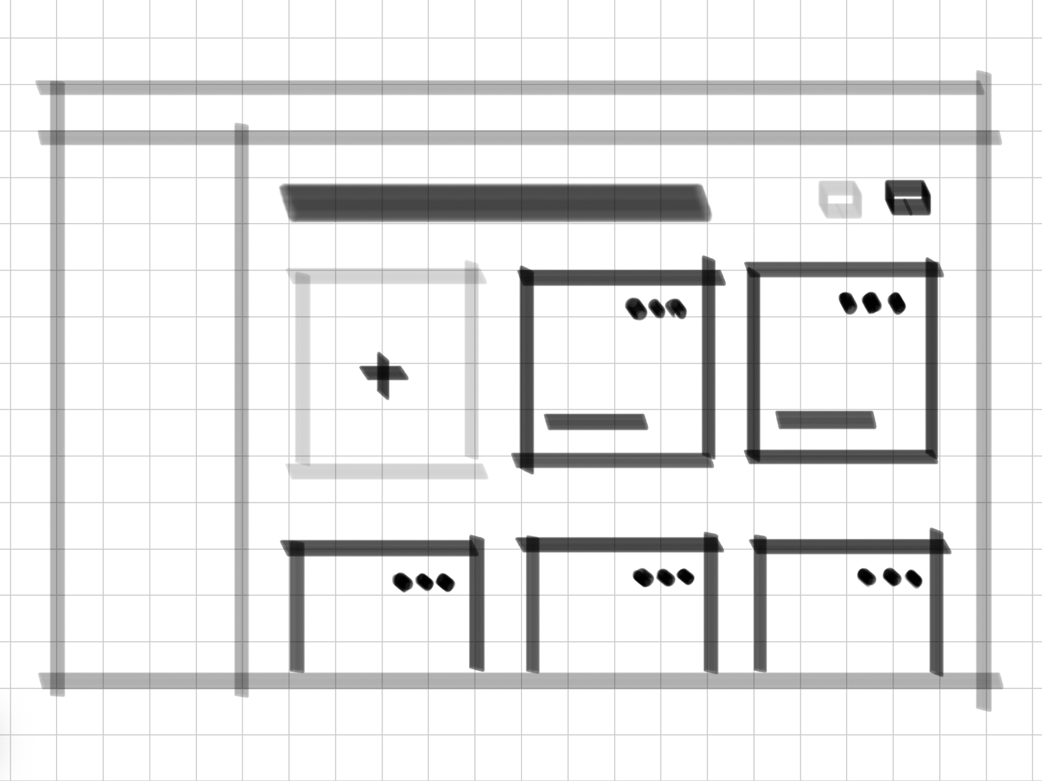 Sketch showing a product feature