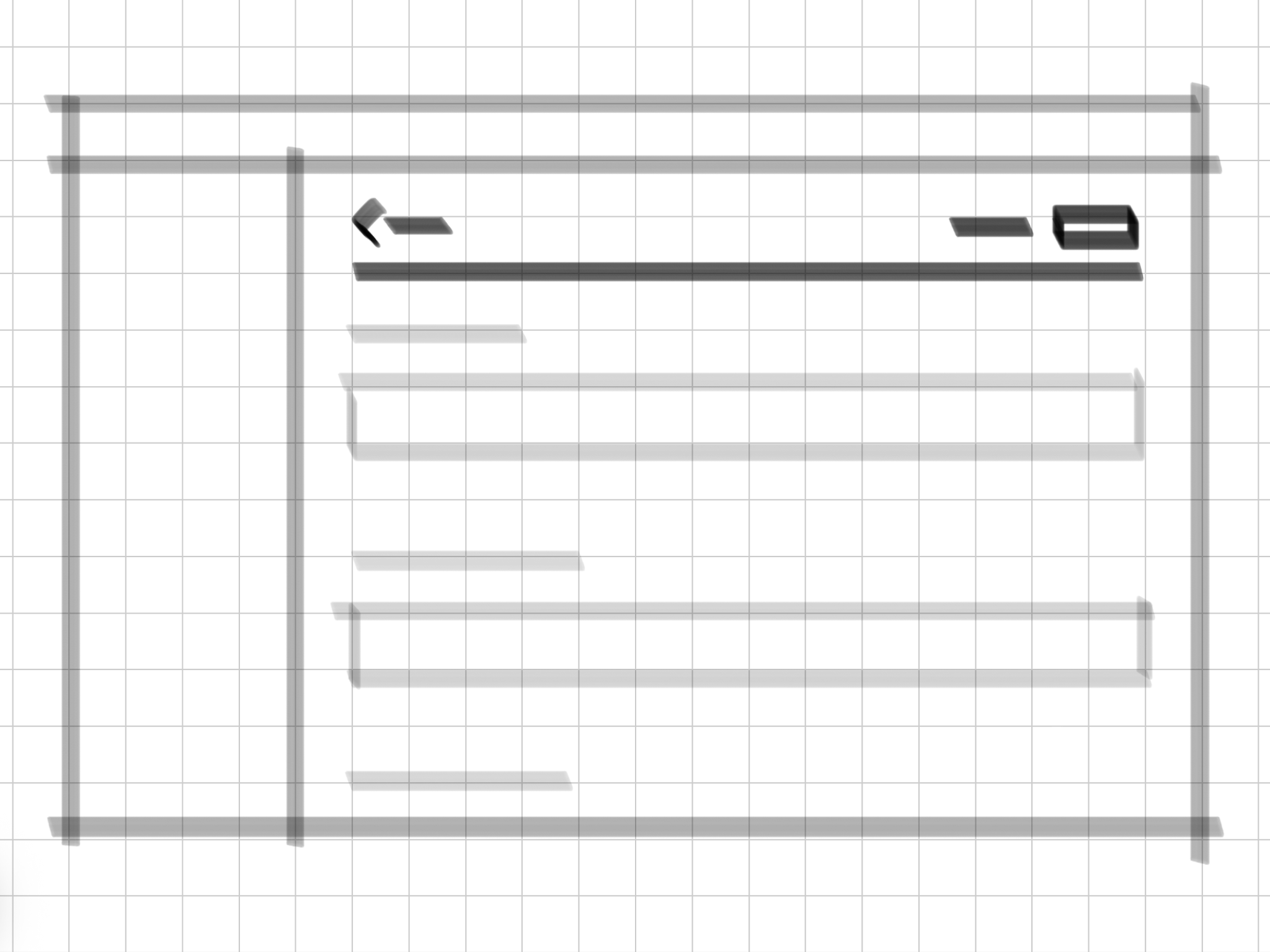Sketch showing a product feature