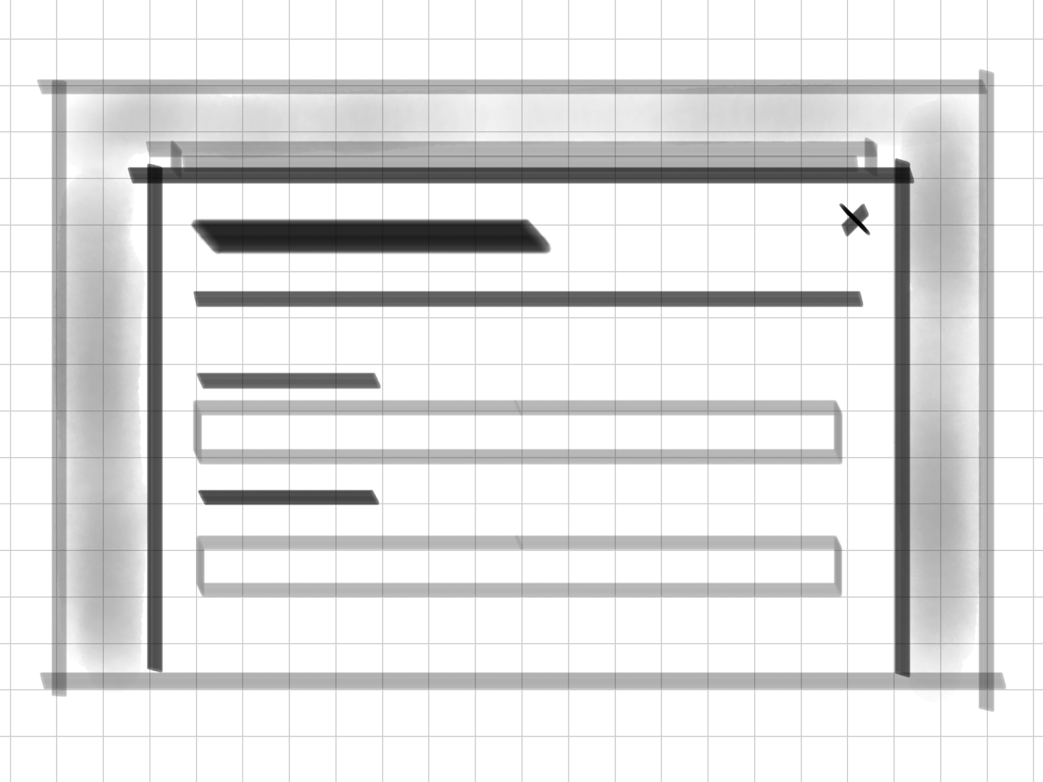Sketch showing a product feature
